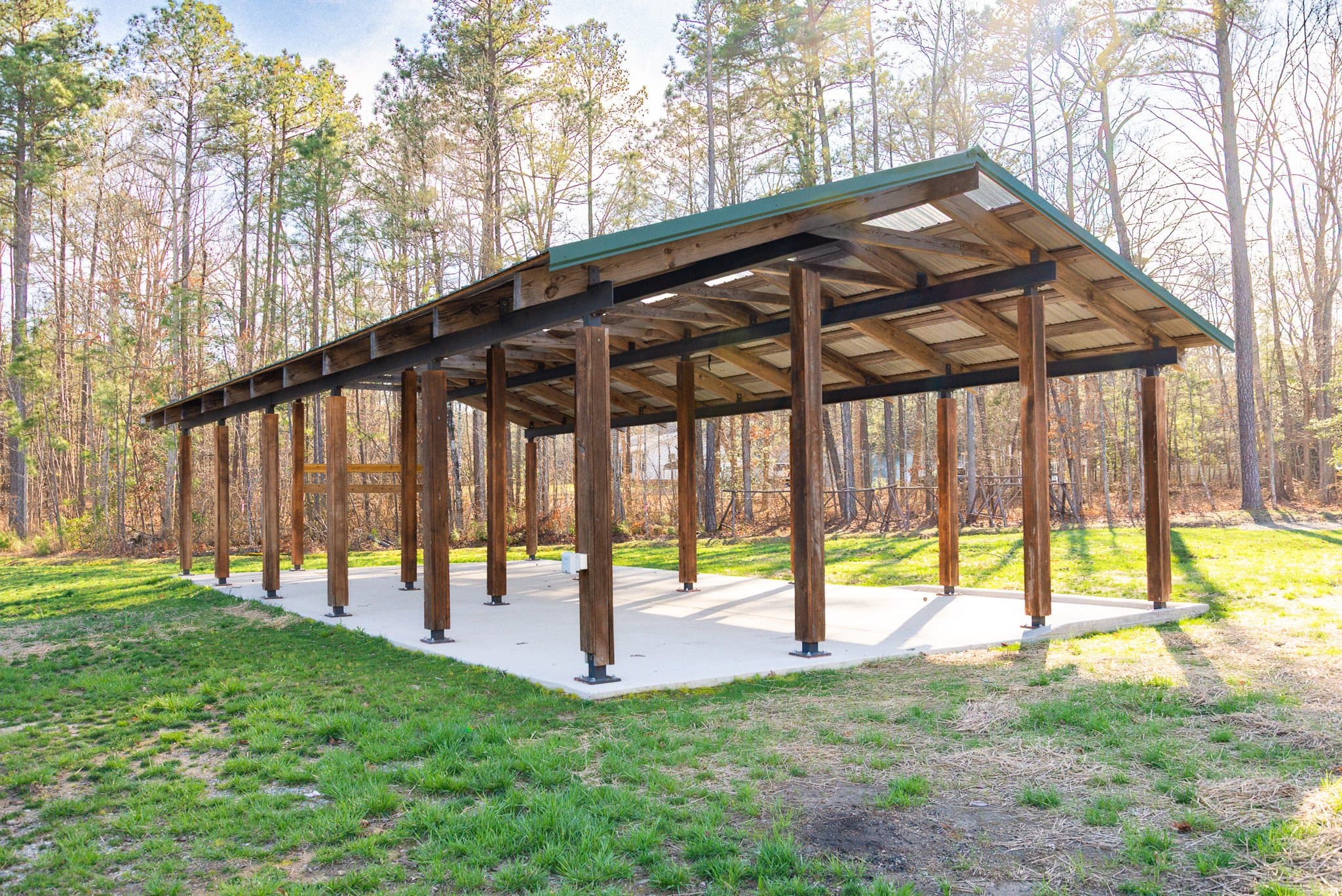 The covered pavilion at Hidden Wit