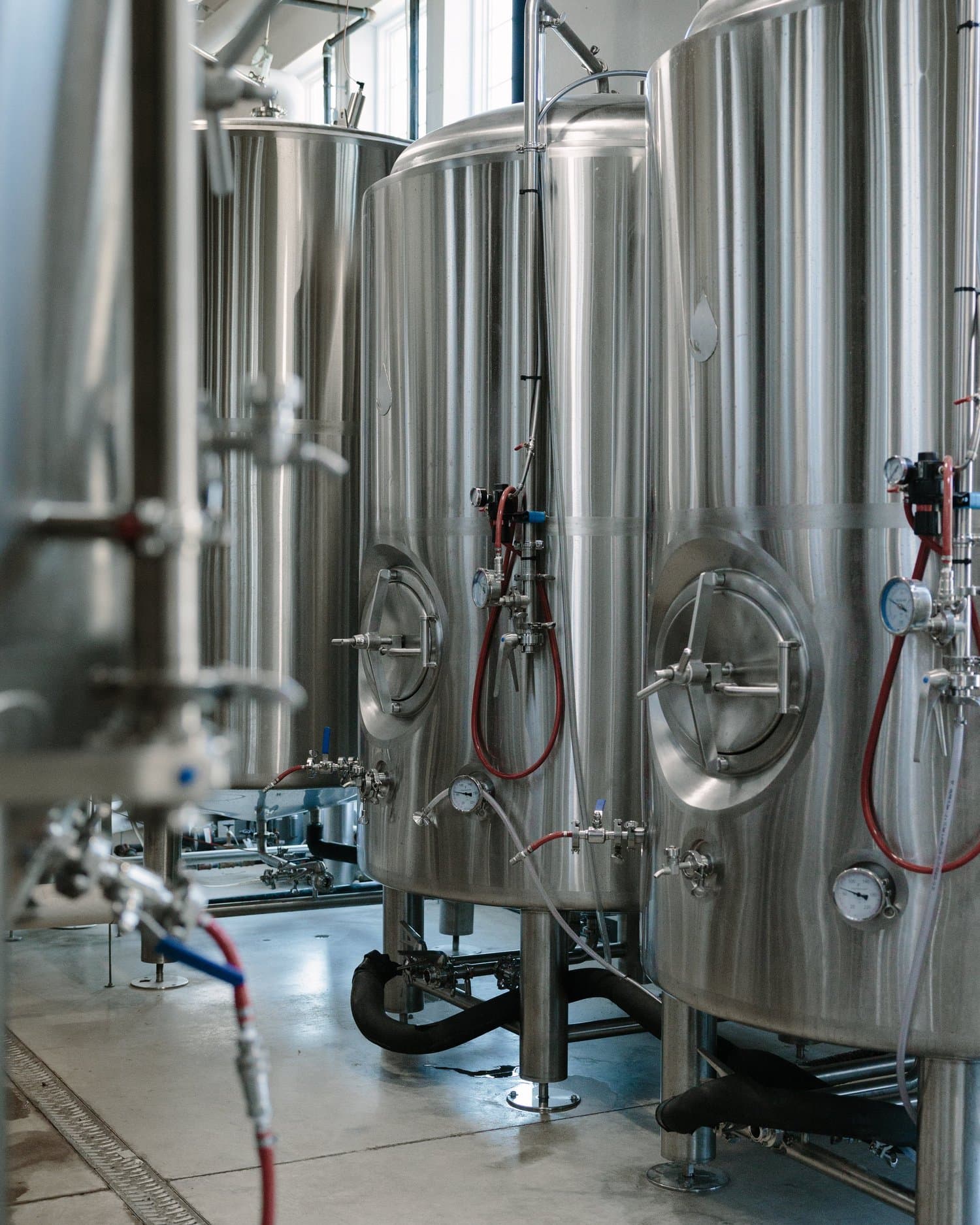 Brewing tanks inside Hidden Wit